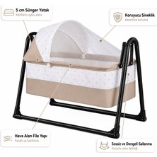 Chubby Baby Tenteli Sepet Beşik Sineklikli Sallanır Bebek Beşiği