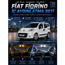 Duolight Fiat Fiorino Full Paket Iç Aydınlatma LED Seti 6000K Yüksek Parlaklık Beyaz Ampul Takımı