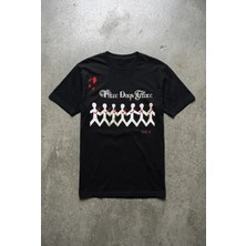 Balina Siyah Three Days Grace One-X Unisex Y2K T-Shirt