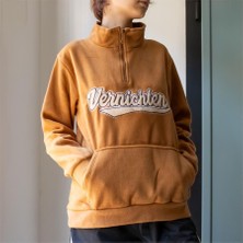 Balina Açık Kahverengi Vennichten Balıkçı Yaka Yarım Fermuarlı (Unisex) Polar