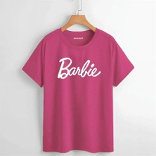 Balina Pembe Barbie Logo Basic (Unisex) T-Shirt