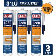 Leon Premium *3 Adet* Genel Amaçlı Silikon 280 Gram