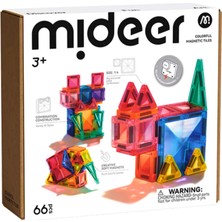 Mideer Mini Magnetic Tiles - 66 Parça