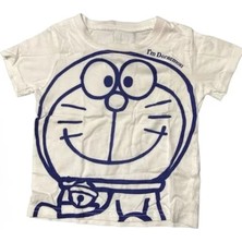 Balina Beyaz Doraemon Unisex T-Shirt