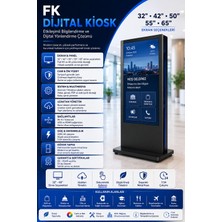 Farmatek 42" Fk Serisi Kiosk Totem Dijital Kiosk