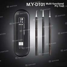 Kızılelma Teknik Mr.yang DT01 Neşter Seti 6 Adet Uç, 3 Adet Tutucu / Entegre Devre / Işlemci Sökme ve Yapıştırıcı Temizleme Için