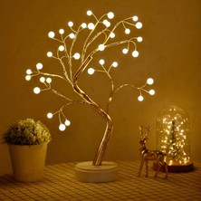 Ynt İthalat Işıklı Ağaç Inci LED Dekoratif Masa Üstü LED Işık