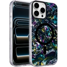 Spt-Gld Onegif  Iphone 16 Pro Max Mila Dalgalı Magsafe Kapak - Lacivert