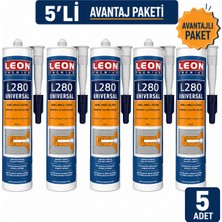 Leon Premium *5 Adet* Genel Amaçlı Silikon 280 Gram