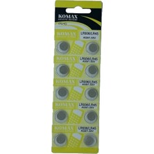 Ynt İthalat Komax Ag9 LR936/LR45/394 Alkalin 10'lu Düğme Pil