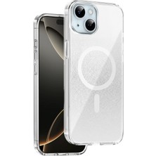 Spt-Gld Onegif  Iphone 14 Sora Simli Magsafe Kapak - Beyaz