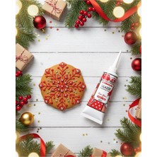 Şeker & Sugar Şeker&sugar Yılbaşı Kurabiye ve Cupcake Için Yenilebilir Kırmızı Glazür (100GR)