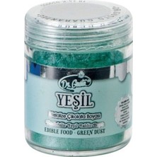 Dr. Gusto Yenilebilir Yeşil Metalik Toz Sim Boya 10 gr