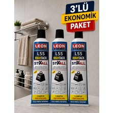 Leon Premium *3 Adet* Güçlü (350 Kg' A Kadar Ağırlık Taşır) ve Hızlı Kurur L55