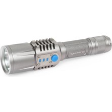 Ynt İthalat Baretta BRS18 Oto Şarjlı T6 LED 3000 Lümen El Feneri
