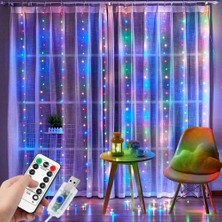 Ynt İthalat Tel Perde LED 3*3m 300 LED Rgb