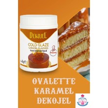 Ovalette Dekojel Karamel Soğuk Pasta Jeli 1 kg
