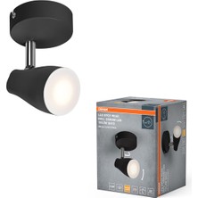 Osram Pear Tekli LED Spot 4.3W 2700K 350LM GU10 Siyah Kasa