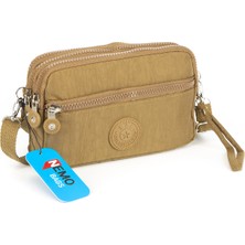 Nemo Bags Kadın Büyük Cüzdan Su Geçirmez 4 Gözlü Bileklikli ve Askılı (1.30CM) 20X12CM