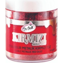 Dr. Gusto Dr Gusto Yenilebilir Metalik Toz Boya Kırmızı 10 gr