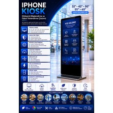 Farmatek Iphone Kiosk Totem - Dijital Kiosk 50"