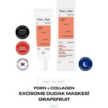 wati for skin Pdrn ve Kolajen Içeren Onarıcı Eksozome Dudak Maskesi Exosome Lip Sleeping Mask