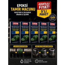 Leon Premium Çift Bileşenli Plastik Çelik Tamir Macunu 40GRAM