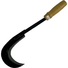 Mudanis Sürmene Kırmızı Plastik Saplı Orak 43 cm - Buğday Hasadı
