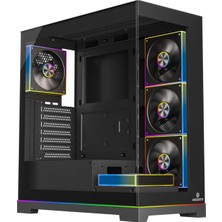 GameBooster Nyvra Sync 850W 80+ Bronze Apfc Atx3.1 Pcı-E 5.1 5*argb Pwm Atx Tower Argb Şerit (JBST-GBJML07)