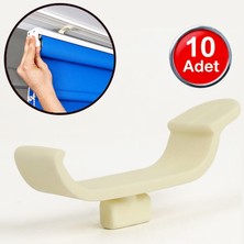 Alet Çantam Stor Zebra Perde Montaj Aparatı (10\'lu_paket) Plastik Küçük - 3.5 cm