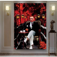 Emya Home LED Işıklı Atatürk Kanvas Tablo