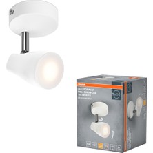 Osram Pear Tekli LED Spot 4.3W 2700K 350LM GU10 Beyaz Kasa