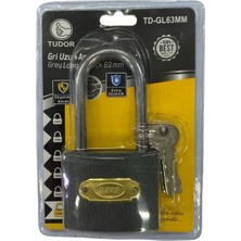 Nil Avm Ennalbur Tudor 63 mm Uzun Gri Asma Kilit