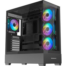GameBooster Nyvra Prıme 750W 80+ Bronze Apfc Atx3.1 Pcı-E 5.1 4*argb Pwm E-Atx Tower Argb Şerit (JBST-GBJML01)