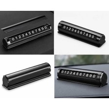Mky Store Numaratör Metal Kasa Numara Çevirmeli Araç İçi Telefon Numaratör Park Numarası Parkmatik Araba