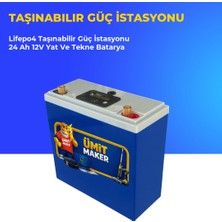 Ümit Maker Lifepo4 Taşınabilir Güç Istasyonu 24 Ah 12V Yat ve Tekne Batarya