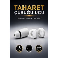 By Mag Beyaz Taharet Musluğu Ucu Dayanıklı Malzeme ile Uyumlu Klozetler için Tasarlandı
