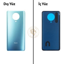 Arsking Redmi K30 Pro Aqua Arka Pil Kapağı Batarya Kapağı Lazer Kesim Back Cover