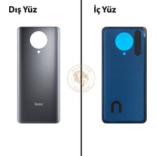 Arsking Redmi K30 Pro Uzay Grisi Arka Pil Kapağı Batarya Kapağı Lazer Kesim Back Cover