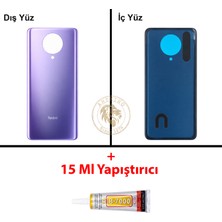 Arsking Yapıştırıcı Redmi K30 Pro Mor Yapıştırıcı Arka Pil Kapağı Batarya Kapağı + B-7000 Yapıştırıcı