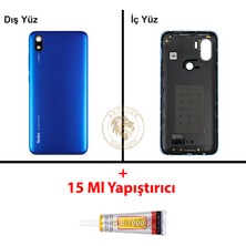 Arsking Yapıştırıcı Redmi 7A Mücevher Mavisi Yapıştırıcı Arka Pil Kapağı + B-7000 Yapıştırıcı