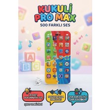 Farbu Oyuncak Eğitici Kukuli Şarjlı Telefon Pro Max: 28 Dokunmatik Tuşlu ve 500 Farklı Sesli Oyuncak Telefon