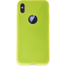 Küçük Hazine Apple Iphone x Kılıf First Silikon - Parlak Sarı