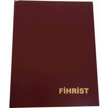 Özkan TF009871 17*24 16LI Ticari Cilt Bezli Fihrist