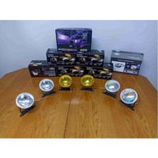 Mky Store Sis Farı Seti + H3 Ampül Üniversal 90mm Colormatic 2 Adet