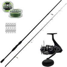 Okuma Wave Power 3000 - Remixon Double Black 270CM Spin Olta Seti