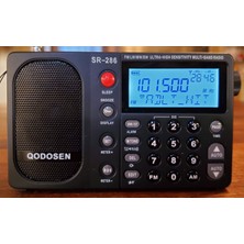 Qodosen SR-286 Am/lw/fm/sw Yüksek Performanslı Taşınabilir Radyo