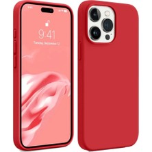 Küçük Hazine Apple Iphone 15 Pro Max Kılıf First Silikon - Kırmızı