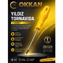 Bul-Max Sarı Saplı Yıldız Tornavida