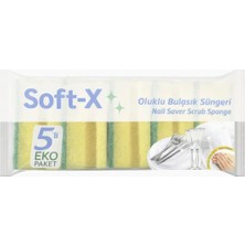 Soft-X Oluklu Sünger 5'li Eko Paket